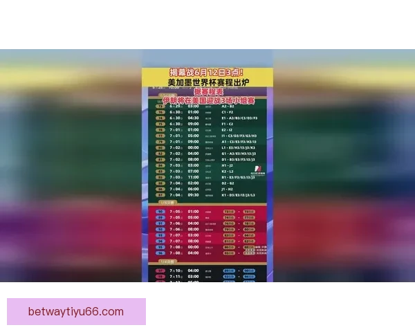 美加墨世界杯全赛程最新安排及精彩对决时间表